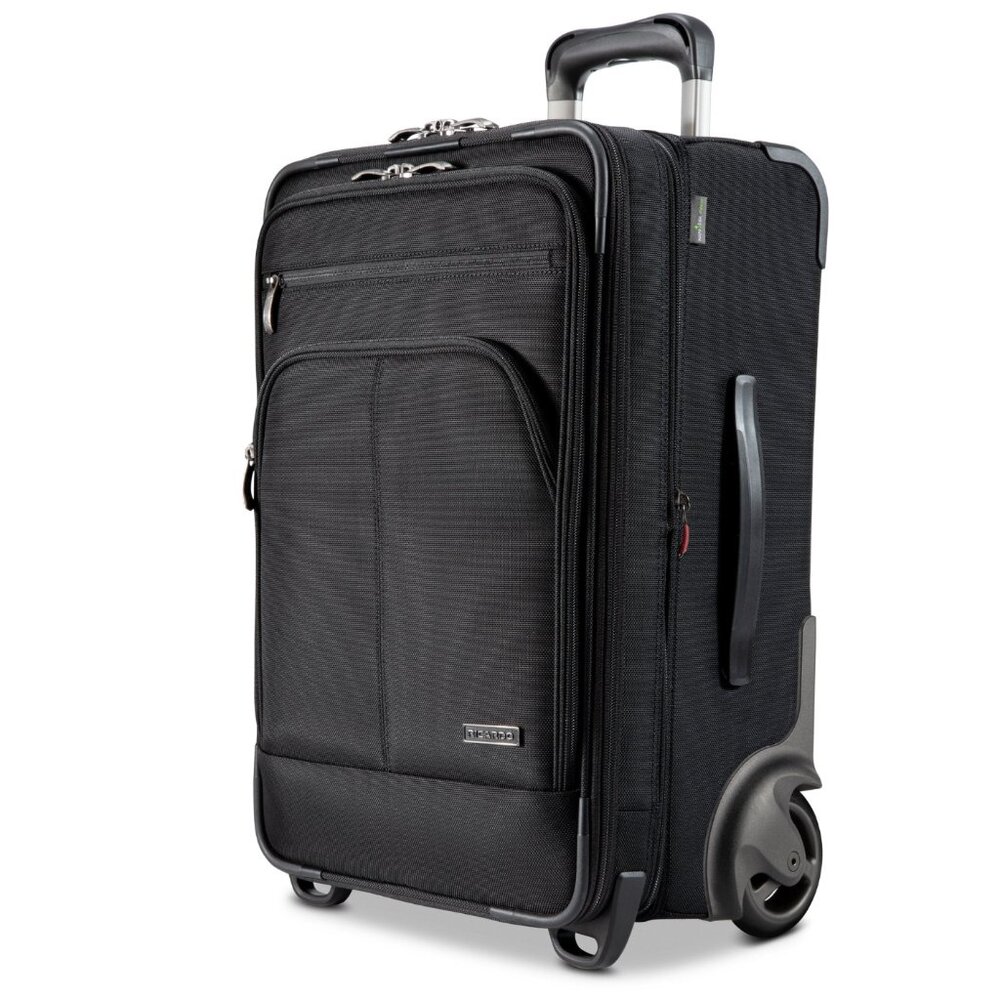 NIB NWT Ricardo Beverly Hills Flight Essentials Softside Carry-On, Black